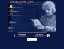 Tablet Screenshot of new.alberteinstein.info