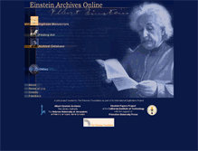 Tablet Screenshot of alberteinstein.info